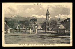 05 - GAP - PLACE DU BARON LADOUCETTE ET L'EGLISE DES CORDELIERS - Gap