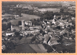 Ppgf/ CPSM Grand Format - DORDOGNE - LA FRANCE VUE DU CIEL - BOURDEILLE - VUE AÉRIENNE GÉNÉRALE DU CHATEAU ET DU DONJON - Andere & Zonder Classificatie