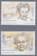 1996 Nr 2636-37**.Europa.Beroemde Belgische Vrouwen. - Ongebruikt