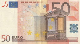 Billet 50 € De 2002 X / G 034 Trichet TB - 50 Euro