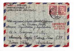 København 1949 Copenhague Danemark Denmark Danmark Buenos Aires Argentina Luftpost Argentine - Cartas & Documentos