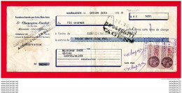 Lettres De Change (Réf : C097) "VIEUX PAPIERS " ETS  CHAPEYROU-CAUBET MARMANDE > BAUX CASTELJALOUX - Bills Of Exchange