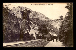 06 - EZE - TRAIN EN GARE DE CHEMIN DE FER - Eze