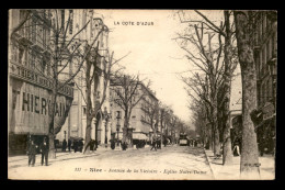 06 - NICE - AVENUE DE LA VICTOIRE - EGLISE NOTRE-DAME - Sonstige & Ohne Zuordnung