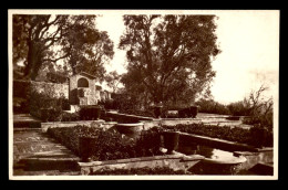 06 - VENCE - JARDIN DE LA VILLA "L'ERESTE" - CARTE PHOTO ORIGINALE - Vence