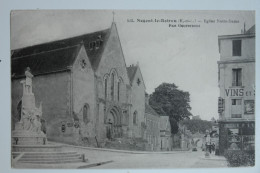 Cpa Nogent Le Rotrou Eglise Notre Dame Rue Gouverneur - NOV41 - Nogent Le Rotrou