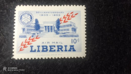 LİBERİA-1950-60         10  CENT            UNUSED - Liberia