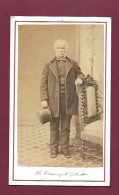 260524 - PHOTO ANCIENNE CDV H PROMPT ALBI Tarn - Homme Chapeau Haut De Forme - Anciennes (Av. 1900)