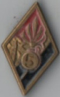 Insigne  Légion  No 5  ( 30 Mm  X 18 Mm ) - Armée De Terre