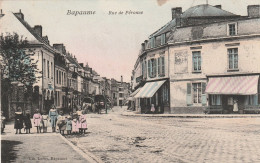 BAPAUME : Rue De Péronne. (carte Colorisée) - Bapaume