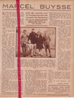 Koers Wielrennen Renner Coureur Marcel Buysse  - Orig. Knipsel Coupure Tijdschrift Magazine - 1934 - Zonder Classificatie