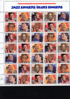 2036969399 1994 SCOTT 2854  2861 (XX) POSTFRIS MINT NEVER HINGED  - JAZZ SINGERS - COMPLETE SHEET - RODE FARDE - Unused Stamps