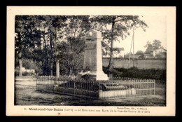 42 - MONTROND-LES-BAINS - LE MONUMENT AUX MORTS - Autres & Non Classés