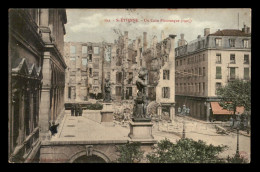 42 - SAINT-ETIENNE - UN COIN PITTORESQUE- DEMOLITION D'UN IMMEUBLE - CARTE COLORISEE - Saint Etienne