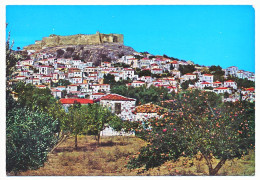 CPSM 10.5 X 15 Grèce (44) LESBOS  Molyvos Le Château - Griechenland