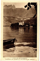 1.8.31 FRANCE, LE LAC D' ANNECY, CHATEAU DE DUINGT ET LES DENTS DE LANFON, POSTCARD - Annecy