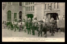 51 - REIMS - ENLEVEMENT DES VINS DE CHAMPAGNE DE LA MAISON CH. MUMM &CIE - Reims