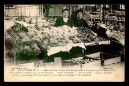 51 - REIMS - MARCHANDES DE LEGUMES AU TRAVAIL PENDANT LE BOMBARDEMENT DE LA VILLE - Reims