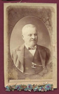 260524 - PHOTO DU GYMNASE CDV VIDAL - Homme En Médaillon - Old (before 1900)