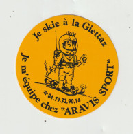 LD 61 : Autocollant : Je  Ski à La  Giettaz , Aravis  Sport - Stickers