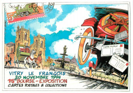 51 VITRY LE FRANCOIS BOURSE EXPOSITION CARTES POSTALES  - Vitry-le-François