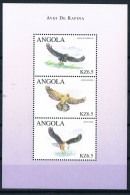 Bloc Sheet Oiseaux Rapaces Aigles Birds Of Prey Eagles Raptors   Neuf  MNH **  Angola 2000 - Águilas & Aves De Presa