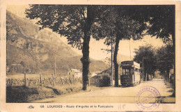 65-LOURDES- ROUTE D'ARGELES ET LE FUNICULAIRE - Lourdes