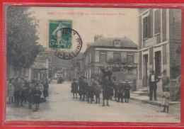 Carte Postale 27. Romilly-sur-Andelle  La Grande-Rue  Et La Poste  Très Beau Plan - Other & Unclassified