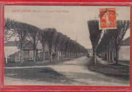 Carte Postale 27. Saint-André  Avenue Victor Hugo  Très Beau Plan - Other & Unclassified