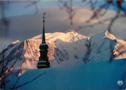 74 COUCHER DE SOLEIL SU LE MASSIF DU MONT BLANC - Other & Unclassified