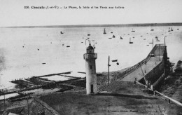 CANCALE - Le Phare, La Jetée Et Les Parcs à Huitres - Cancale