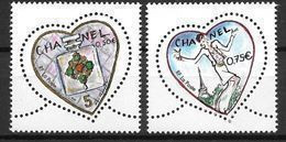 France 2004 N° 3632/3633 Neufs St Valentin Chanel à La Faciale - Unused Stamps