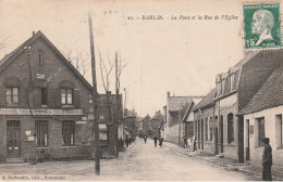 BARLIN : La Poste Et La Rue De L'église. - Barlin