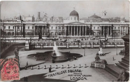 CPA - TRAFALGAR Square - Showing National Gallery - Trafalgar Square
