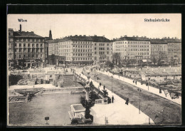 AK Wien, Stefaniebrücke Aus Der Vogelschau  - Autres & Non Classés