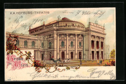 Lithographie Wien, K. U. K. Hofburg-Theater  - Autres & Non Classés