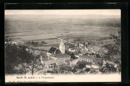 AK St. Andrä V. D. Hagenthale, Ortsansicht Mit Kirche  - Autres & Non Classés