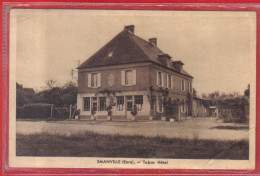 Carte Postale 27. Emanville Hôtel Tabac    Très Beau Plan - Other & Unclassified