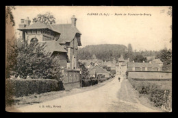 76 - CLERES - ROUTE DE FONTAINE-LE-BOURG - Clères