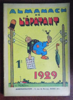 Almanach De L'Epatant 1929 - Ill. Couverture Forton - D'Armen - Nube - Jeanker. - Otros & Sin Clasificación