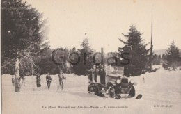 France - Le Mont Revard Sur Aix Les Bains - L'auto - Chenille - Ski - Passenger Cars