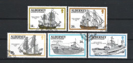 Alderney 1990 Ships Y.T. 43/47 (0) - Alderney