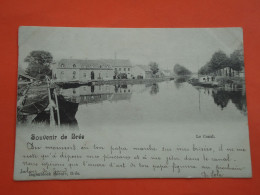 Souvenir De Brée - Bree   Le Canal       (2scans) - Bree