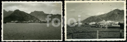 2 PHOTOS SET 1950s ORIGINAL AMATEUR PHOTO FOTO BP TANKER ADEN YEMEN Ns805 - Places