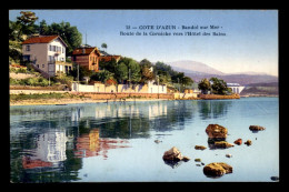 83 - BANDOL - ROUTE DE LA CORNICHE - CARTE COLORISEE - Bandol