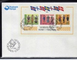 Iles  Feroe -1983  -    FDC -    Inauguration De La Maison Nordique De Torshavn - Islas Faeroes