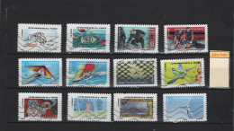 PRIX F. Obl  889 A 900 YT Fête Du Timbre Fête De L'air 59 - Used Stamps