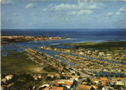 CPSM Grand Format BASSIN D'ARCACHON  LA TESTE  Vue Aérienne Colorisée RV - Autres & Non Classés