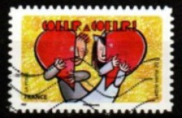 FRANCE    -  2014 . Y&T N° 1054 Oblitéré.    Coeur à Coeur - Oblitérés