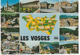 78  - LES VOSGES - Carte Contour Géographique Du Département - Other & Unclassified